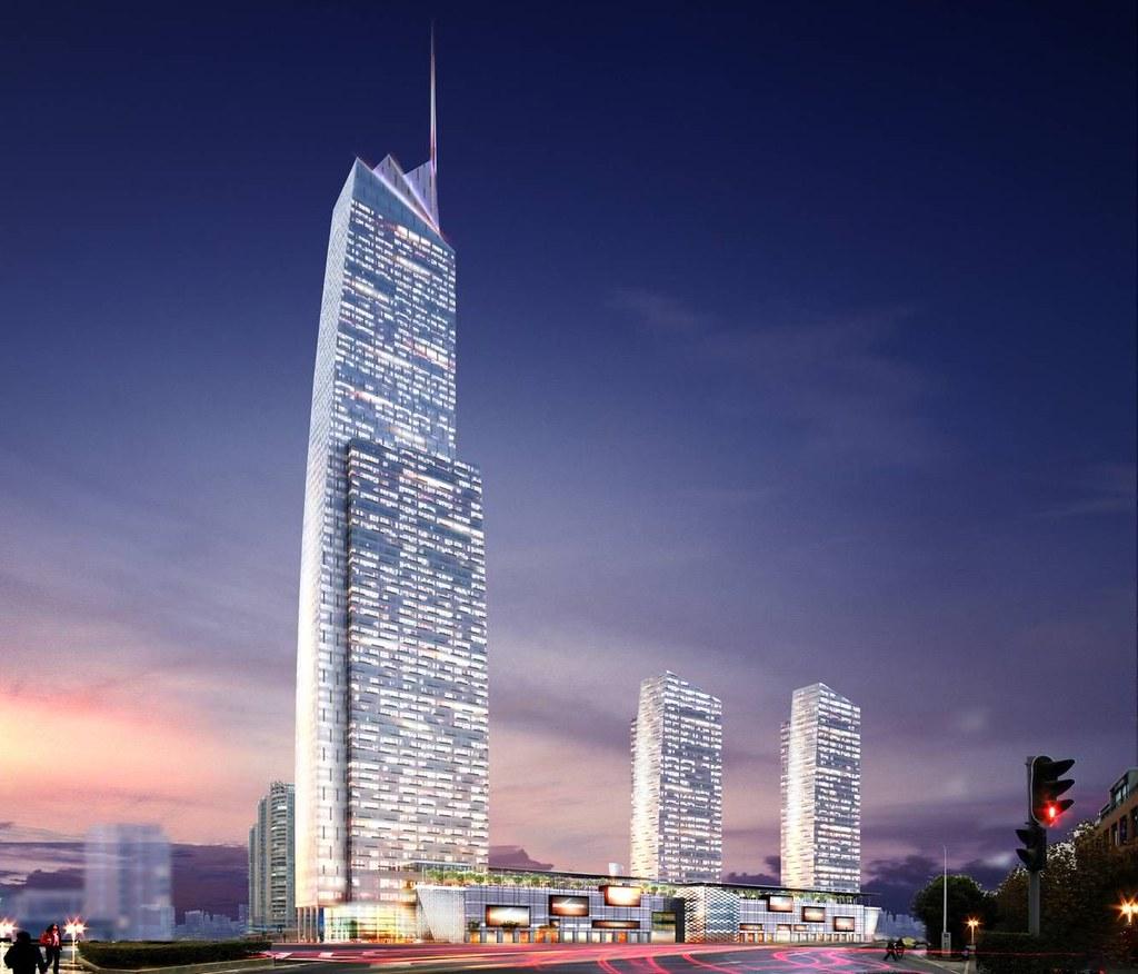 武汉400摩天高楼集合,武汉900米的高楼大厦