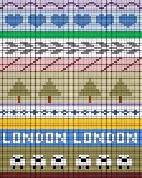 很美的提花毛衣四款附图解,一些漂亮的提花毛衣花样推荐