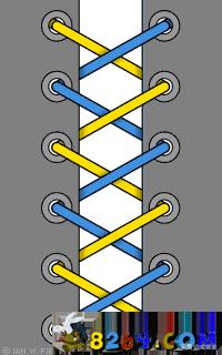 十种必学的鞋带系法,鞋带系的不好看怎么办