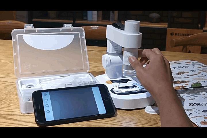 当当狸智能显微镜m2开箱,趣味儿童科学探索显微镜