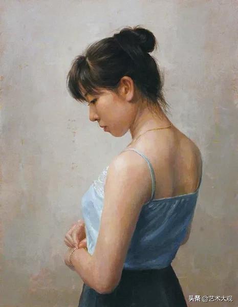 木原和敏人物油画,日本画家超写实人物油画欣赏