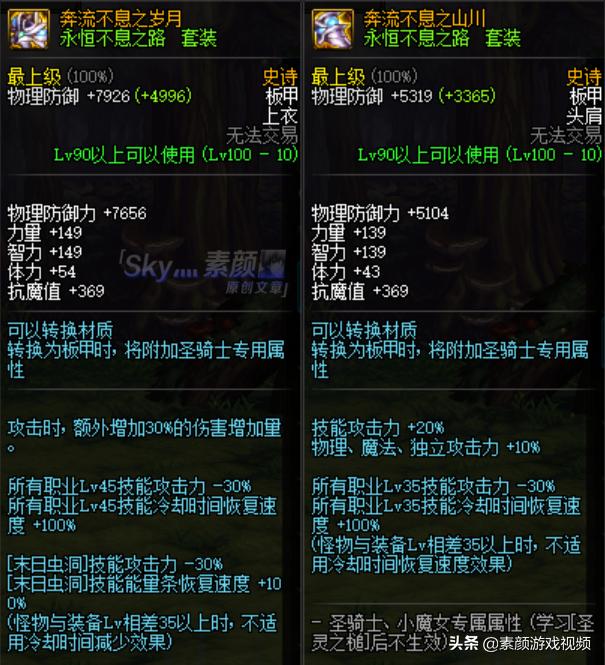 dnf100史诗防具永恒不息之路,dnf100级永恒不息之路