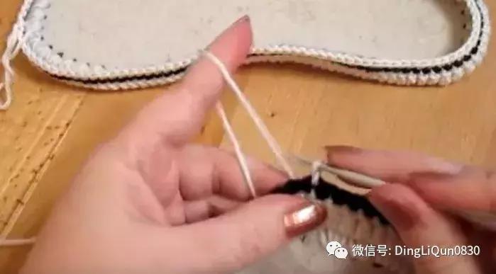 钩编鞋教程,成人鞋子的钩编视频教程