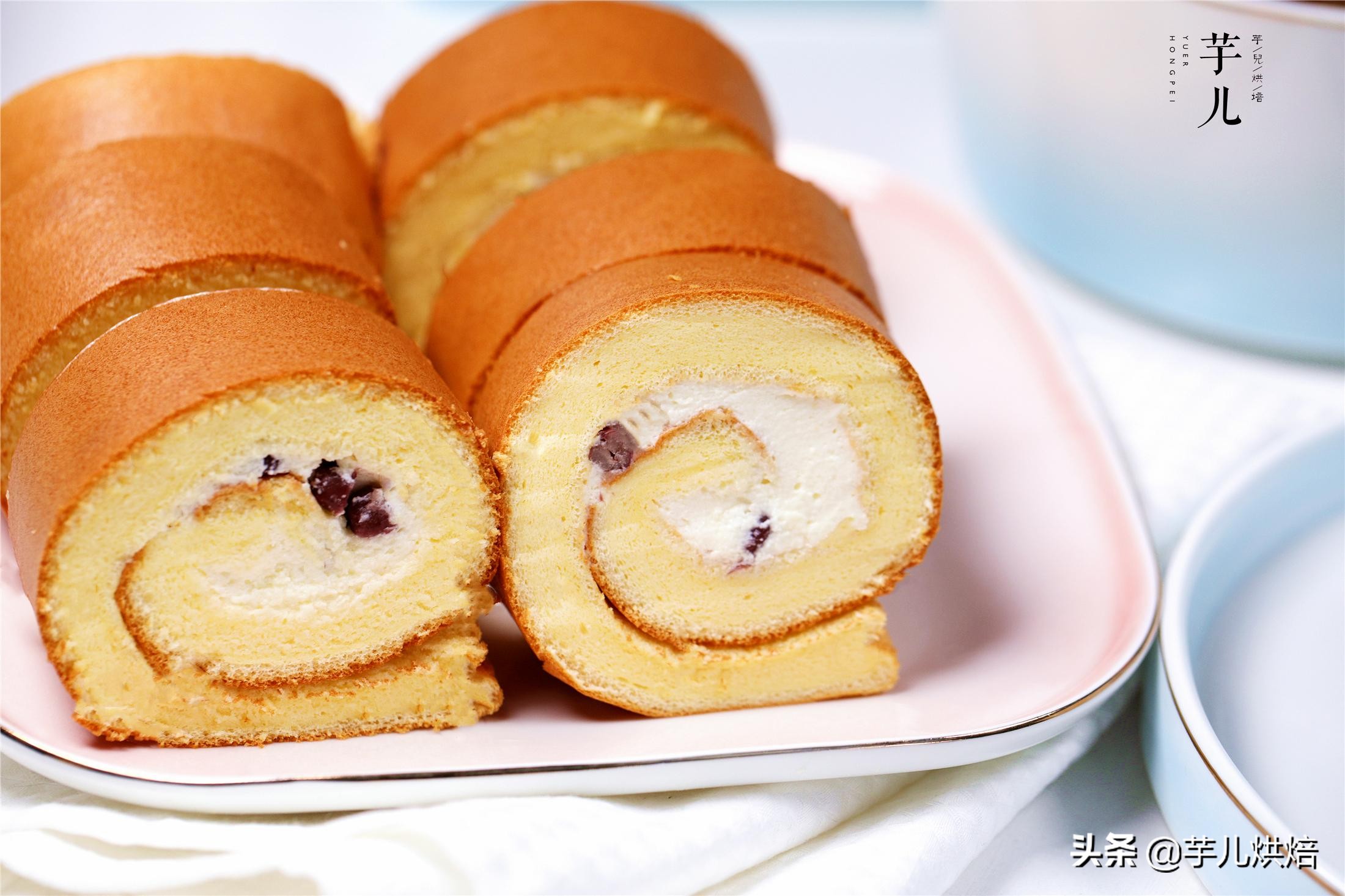 卷不裂的蛋糕卷怎么卷,蛋糕卷怎么卷才成功窍门