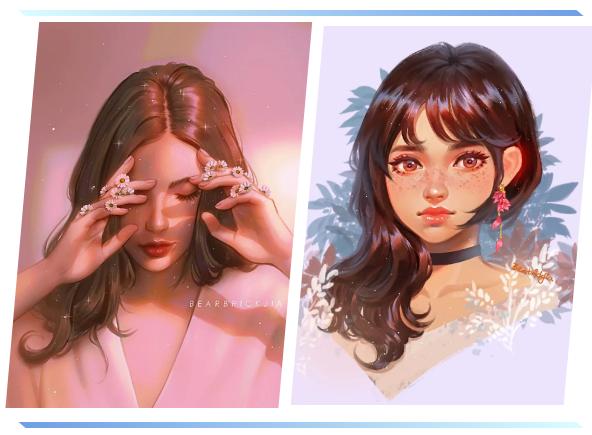 创意爱心插画素材,插画大全100张