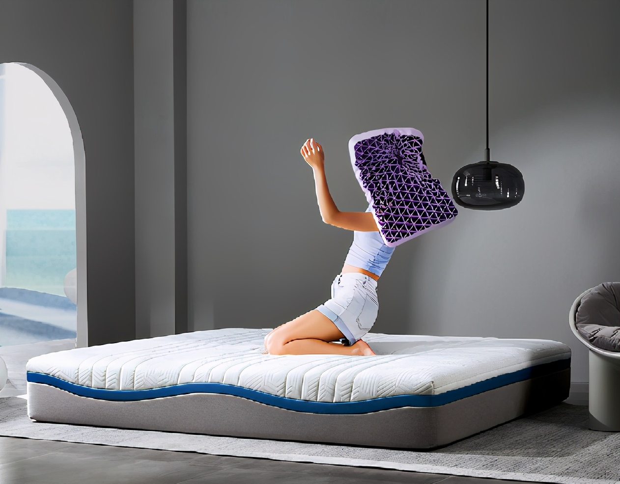 易建联签名款h8,易建联同款床垫