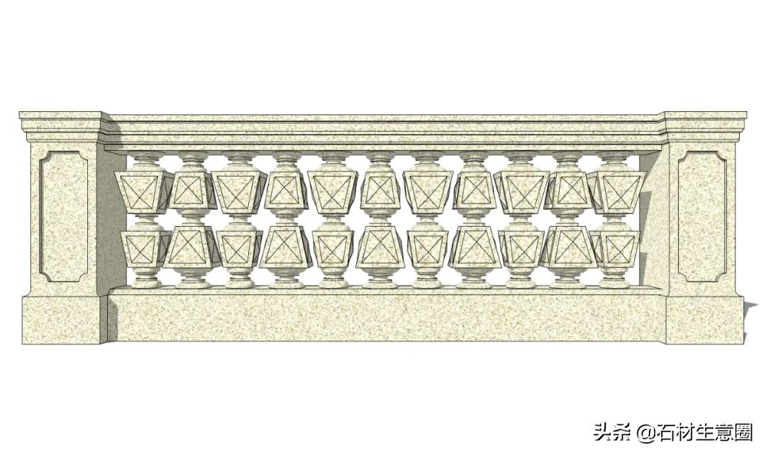 石材栏杆高档,天然石材栏杆样式