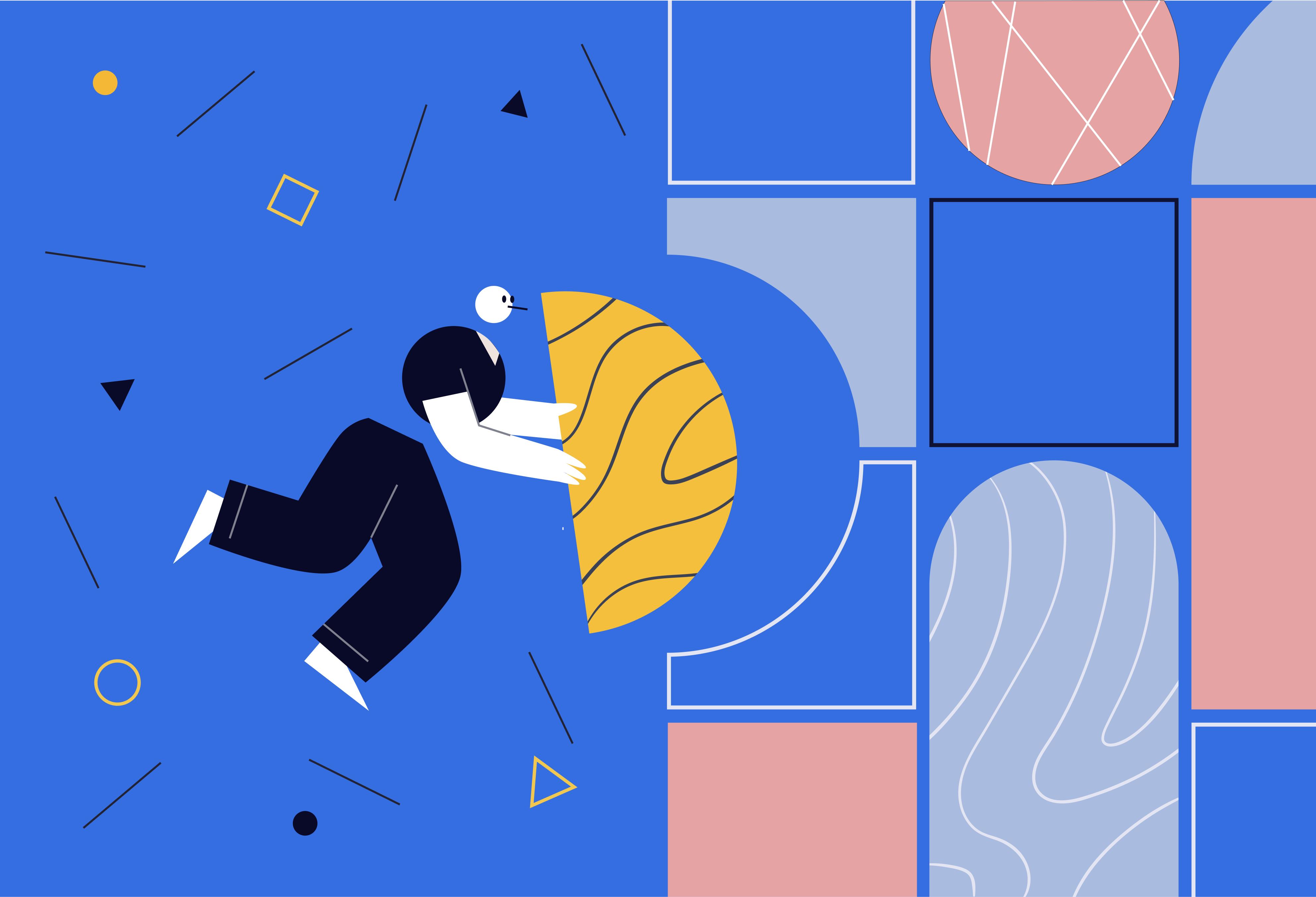 矢量人物插画素材,人物矢量图插画