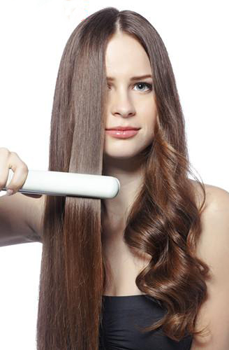 做头发卷法步骤图片,用电卷棒卷头发的步骤