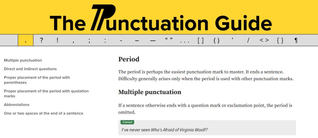 关于标点的用法知识,关于英语标点符号的知识