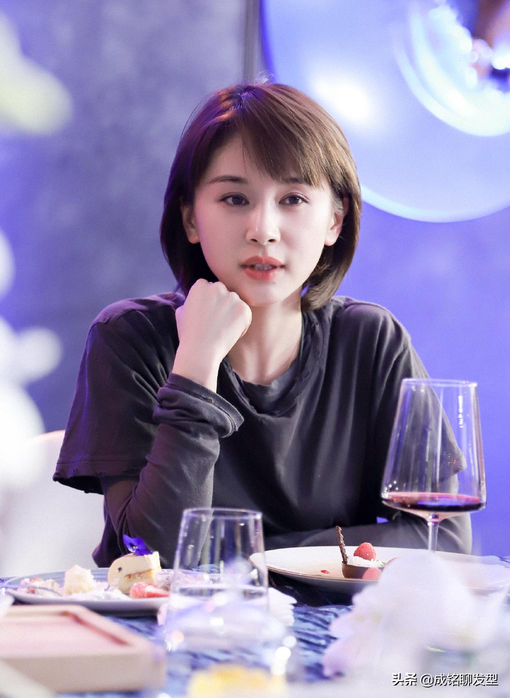 王子文发型短发王牌对王牌,短发女生发型图片王子文