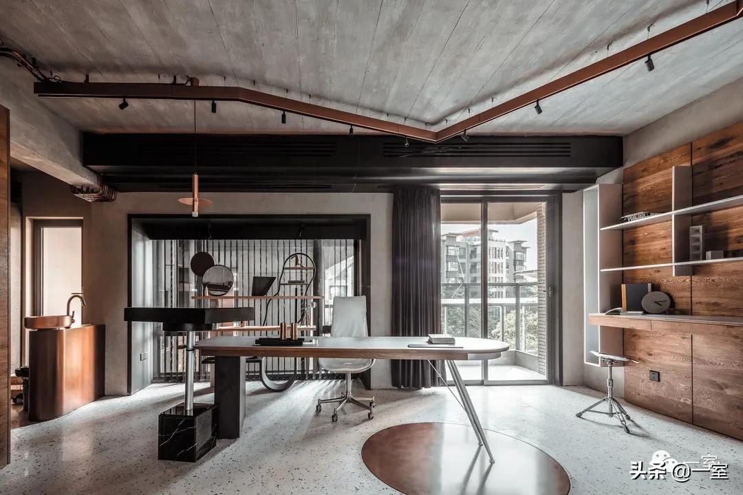 餐厅书房一体设计,书房客房一体设计