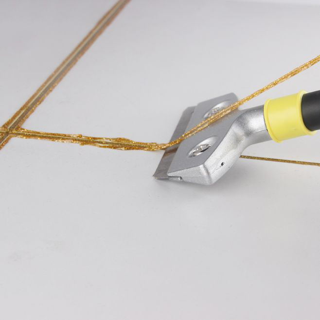 家里地砖缝隙的填缝剂怎么抠出来,美缝后瓷砖上的污垢怎么处理