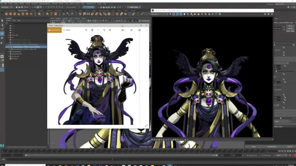 supergiant画师,游戏人物3d建模怎么做