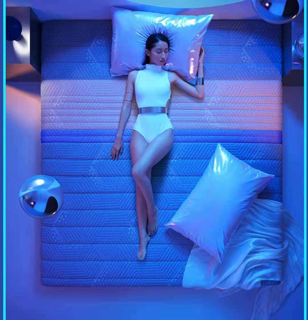 带你感受新科技8H智能AI助眠床垫如何提升国人睡眠质量