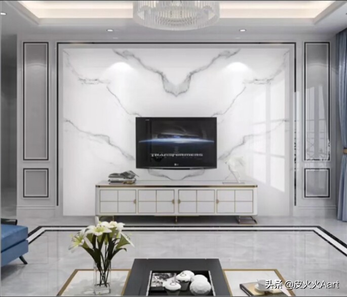 没有豪华的装修却有很美的背景墙,复式背景墙怎么装修才高档