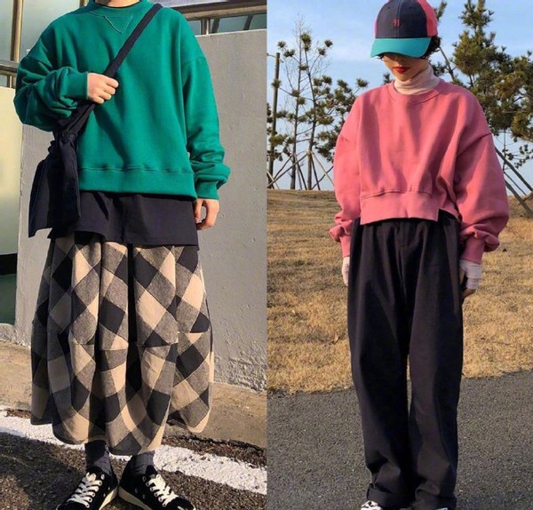 又到了穿“卫衣”的季节，分享18套色彩吸睛的穿搭，值得借鉴