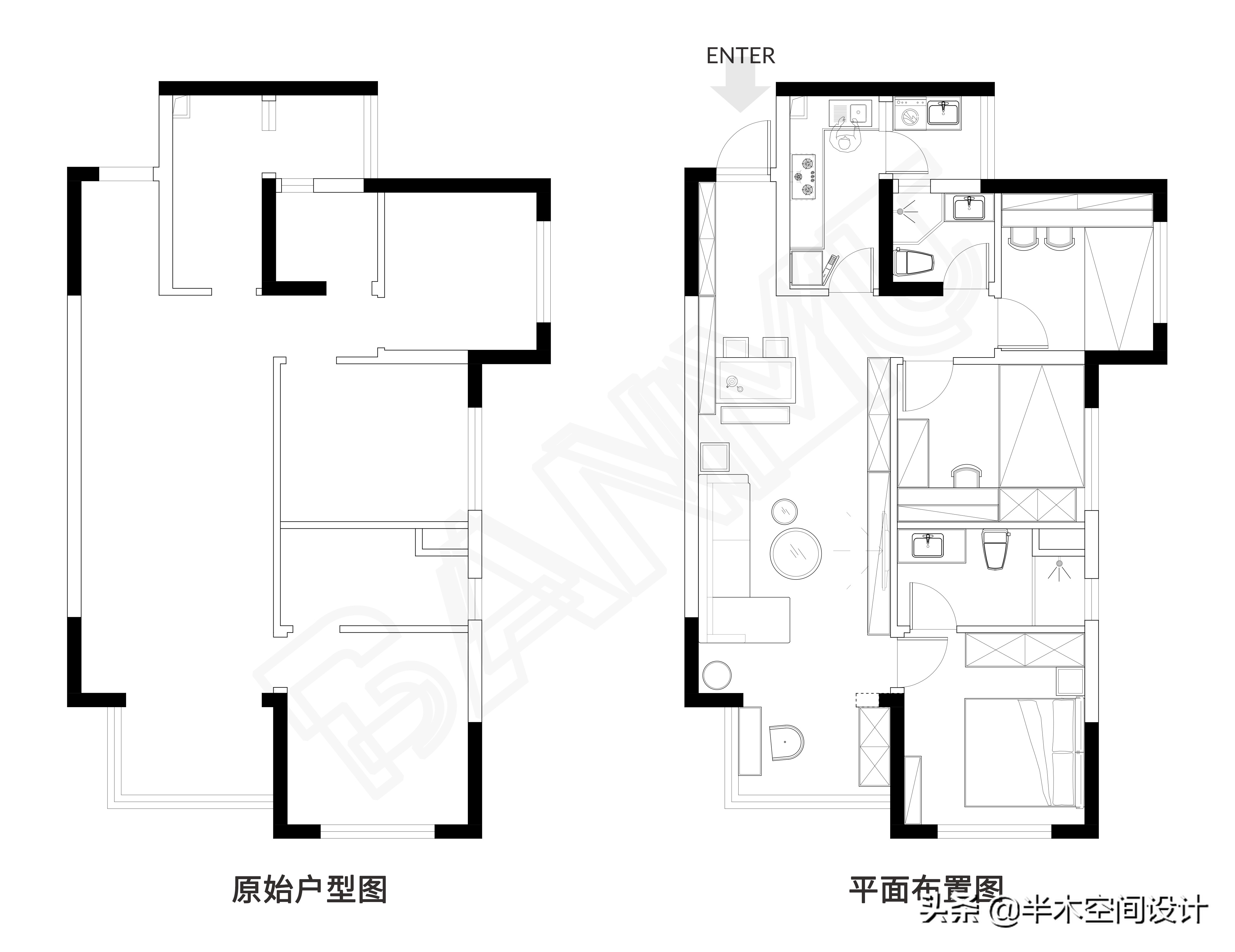 精装房改造法式复古深色,精装房改造轻法式与小复古