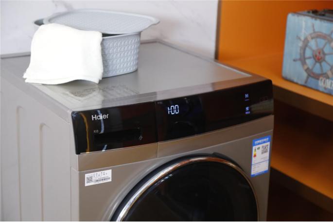 海尔晶彩洗烘一体机烘干教程,海尔洗衣机体验