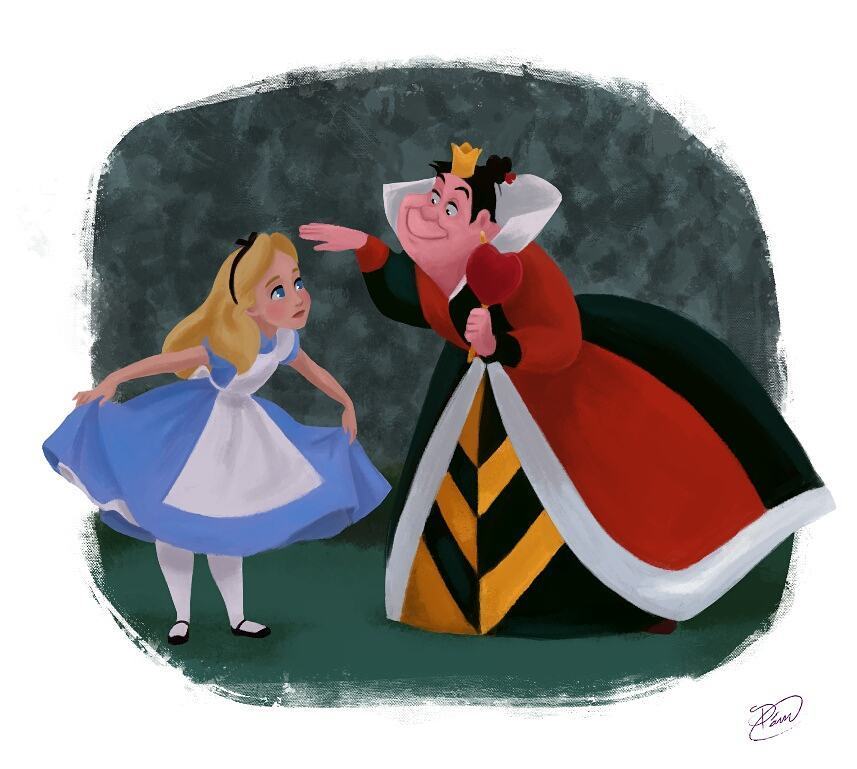 迪士尼画风场景插画,巴西插画师janaglatt作品