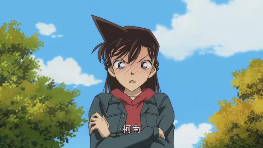 毛利兰穿短裙子,毛利兰穿柯南衣服