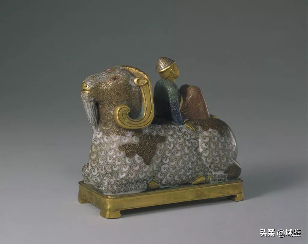 大清乾隆年制景泰蓝宫廷人物花瓶,北京金氏宫廷景泰蓝工艺品制作