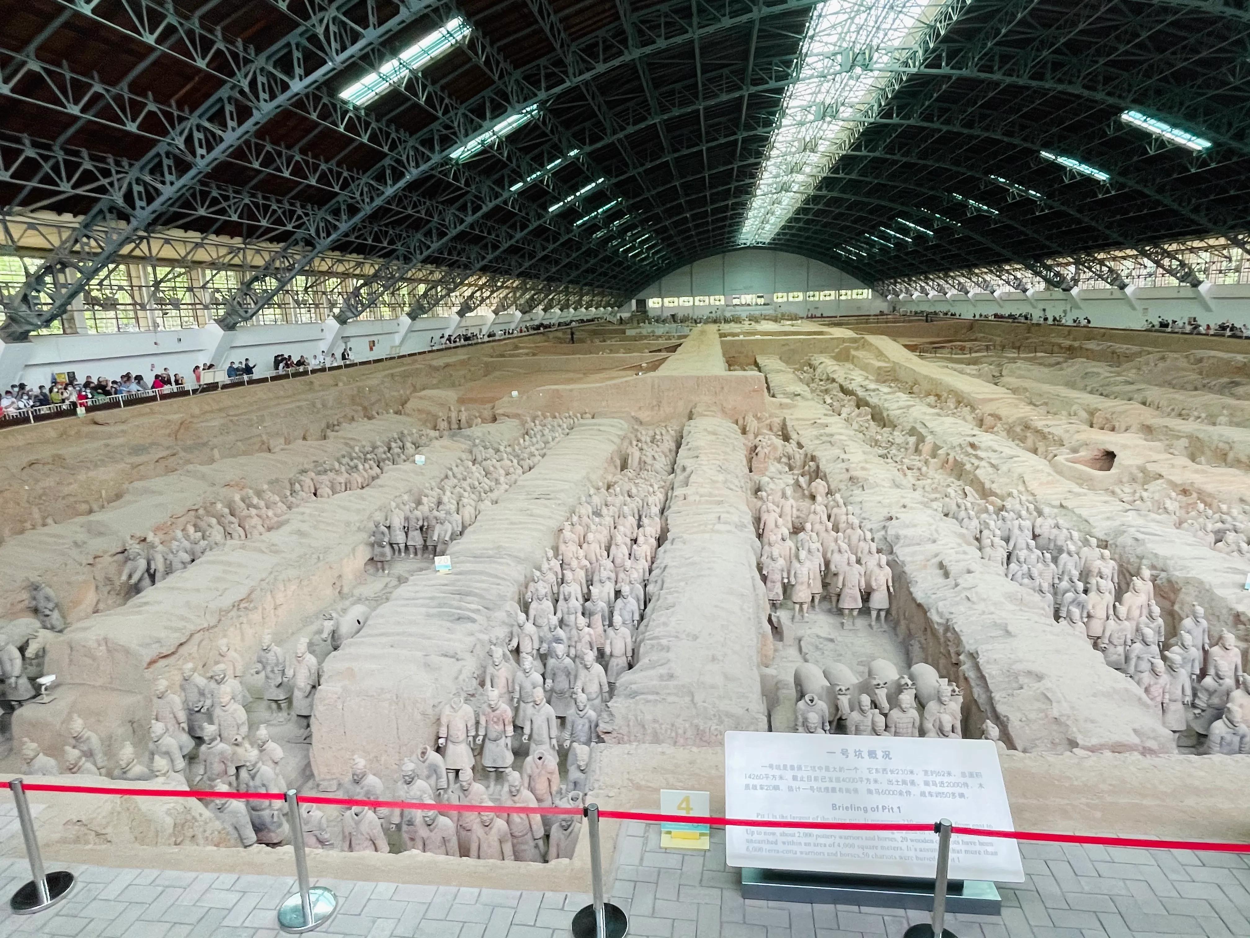 西安秦始皇兵马俑旅游现况,实拍全程西安秦始皇兵马俑博物馆