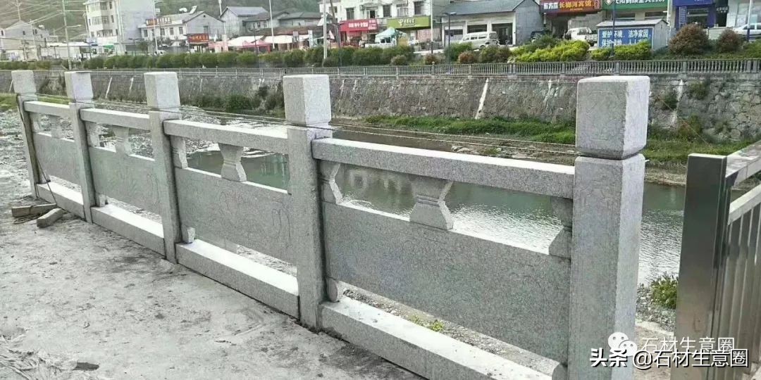 g682花岗岩河道栏杆,湖南河道花岗岩石栏杆