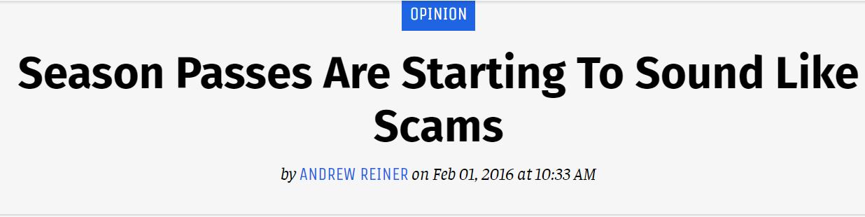 游戏季票=欺诈？“游戏季票”究竟是什么，或许你并不了解
