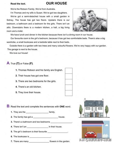 英文歌ourhouse,原版英语教材ourworld