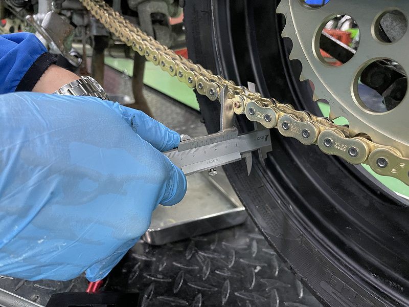 摩托车前链条改16齿,摩托车换牙盘链条教程