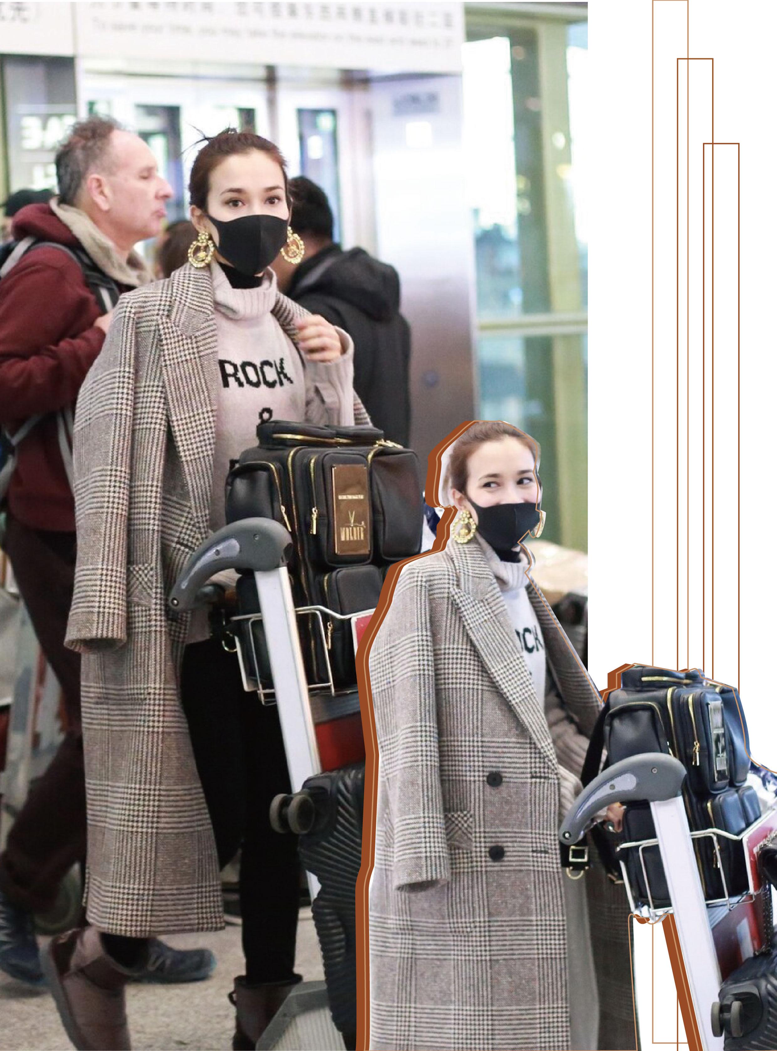 牛仔裤搭配中长款大衣,毛呢大衣牛仔裤怎么搭配好看