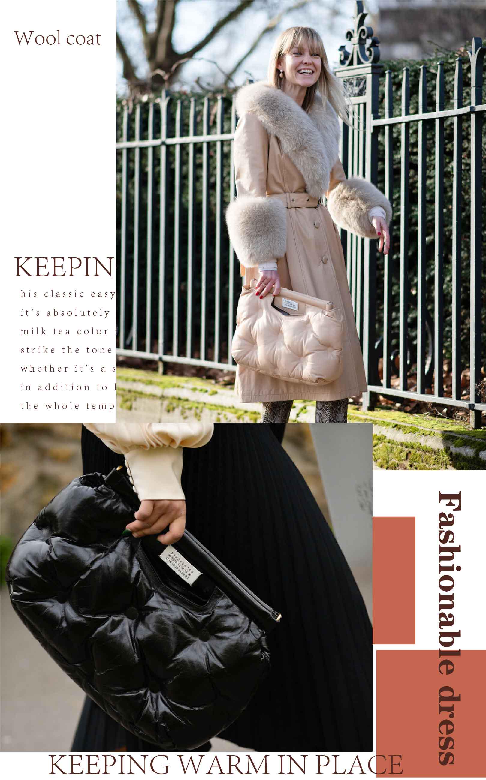 最近很火的枕头包米色,网红时尚百搭休闲枕头包