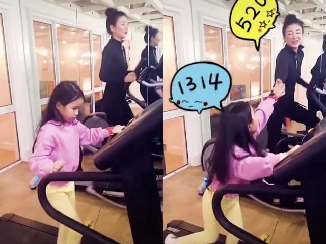 黄奕带女儿游乐场视频,黄奕晒高难度健身美照