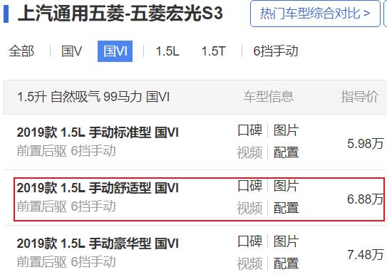 长安cs75plus和五菱宏光s3,五菱宏光s3买1.5l和1.5t哪个好