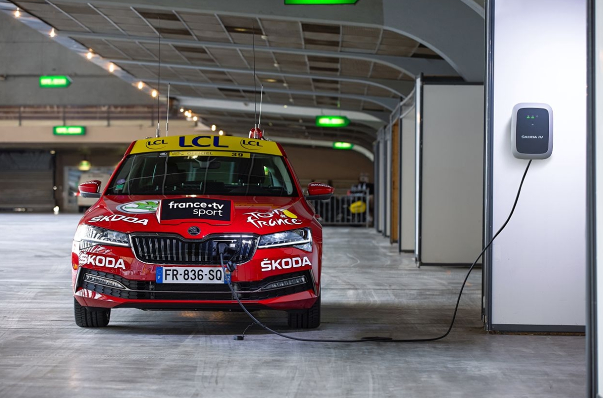 环法为啥用斯柯达汽车,斯柯达环法车队