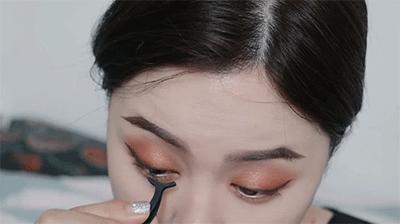 单眼皮眼妆的画法初学者视频,圆眼单眼皮内眦赘皮眼妆画法
