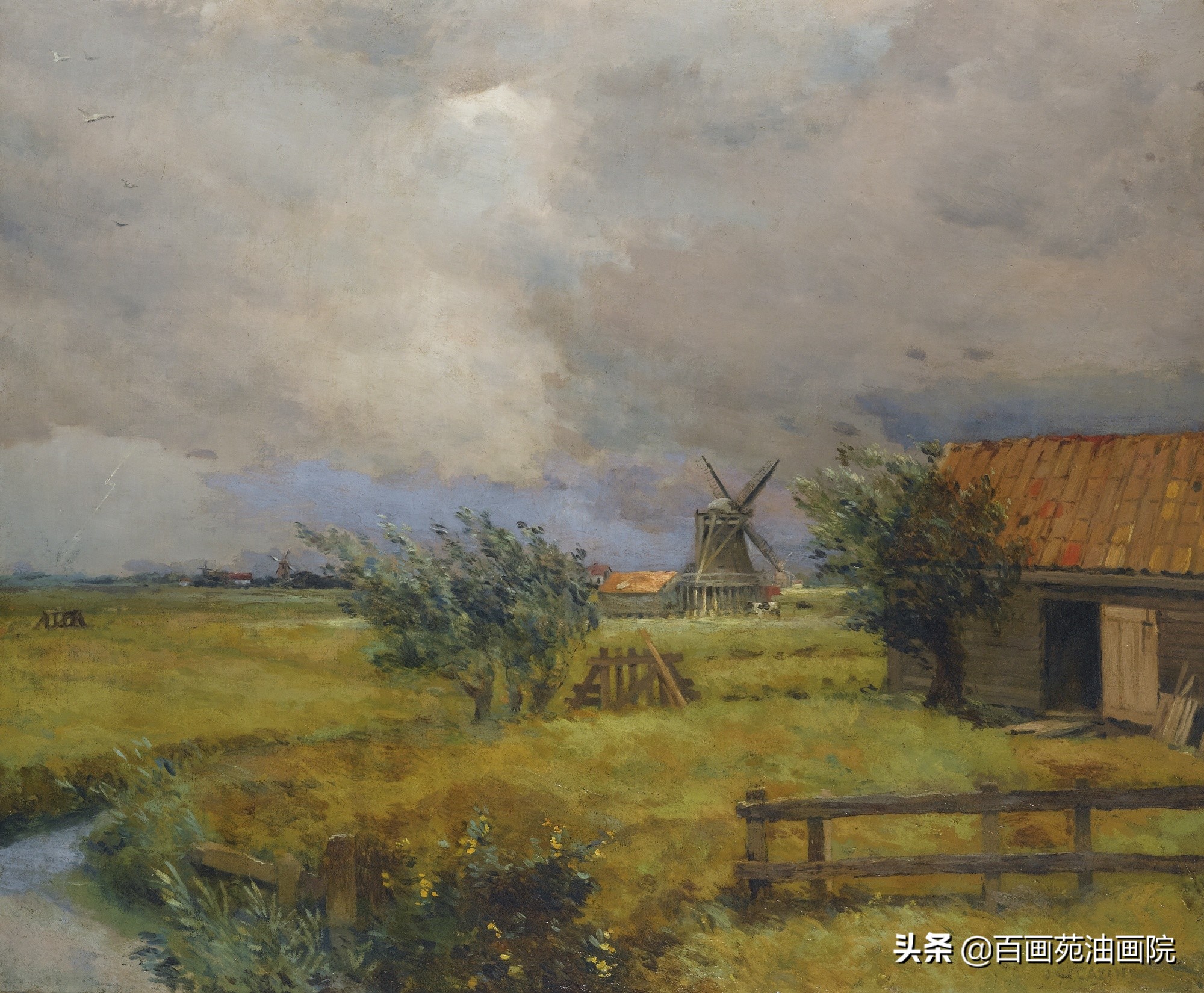 油画风景作品创作说明,油画风景画法技巧