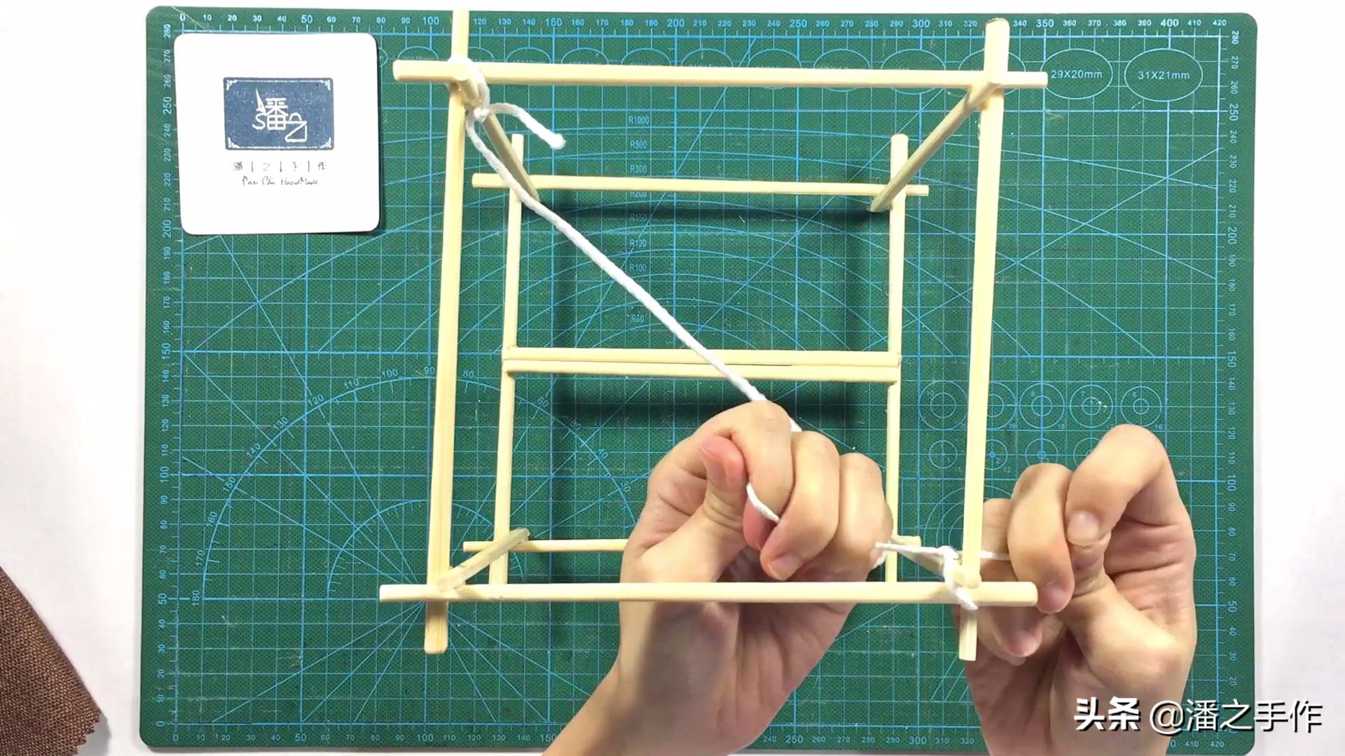 布艺灯笼手工制作教程简单,环保自制小灯笼