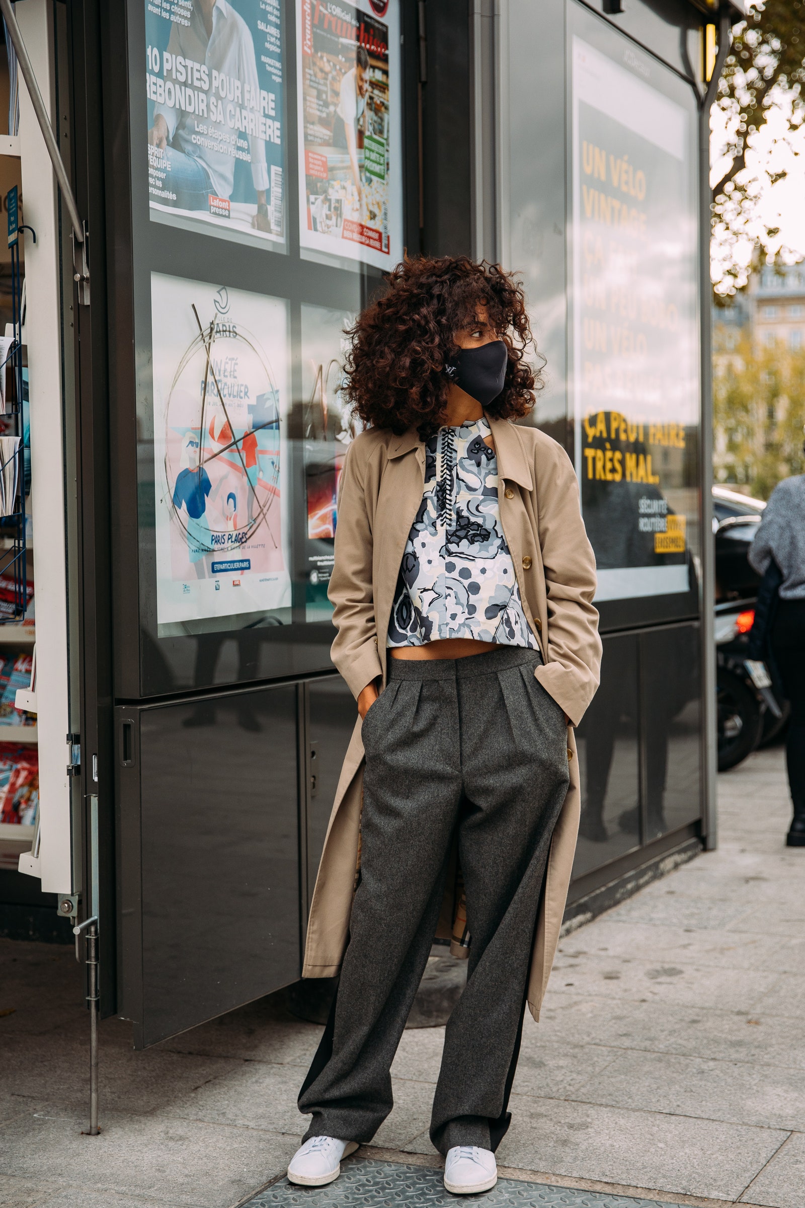 2023春夏巴黎时装周街拍特辑,2021巴黎高定时装周街拍