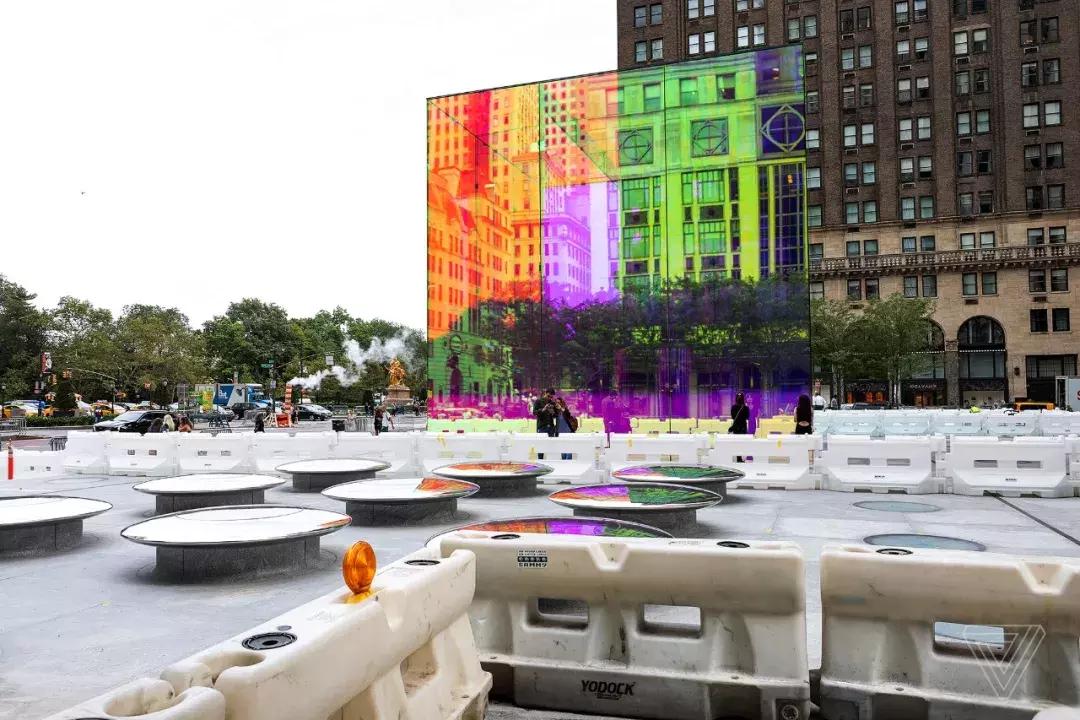 苹果店外立面效果图,苹果最大店面设计图