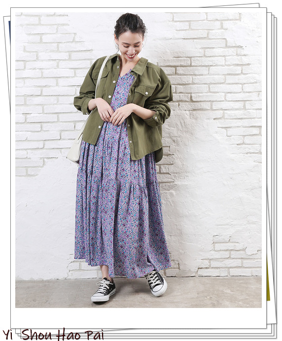 老外把这类衣服叫“Safari”，适合做春装！日本女人很流行穿