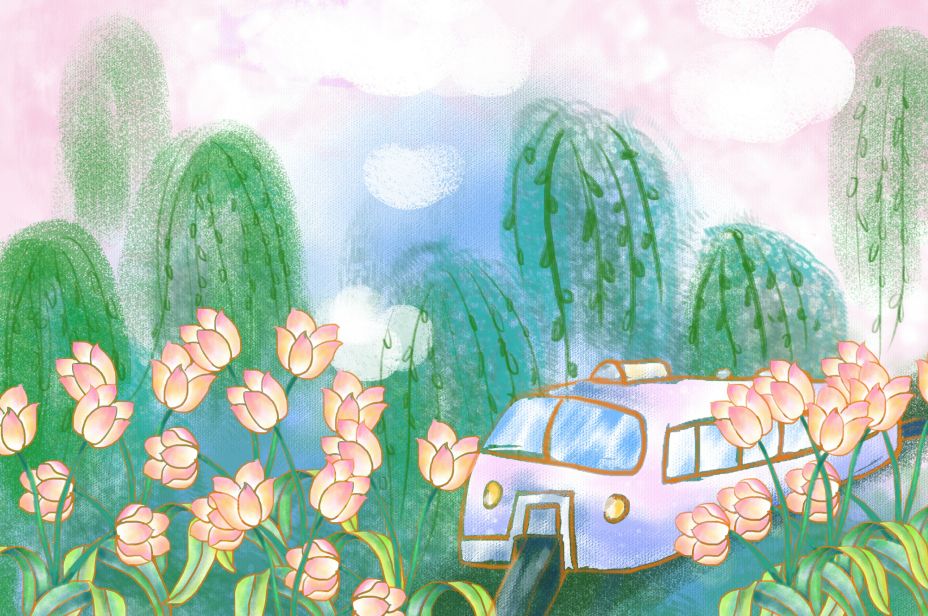 描写夏天美景的精彩段落,描写夏天景物的优美片段初中100字