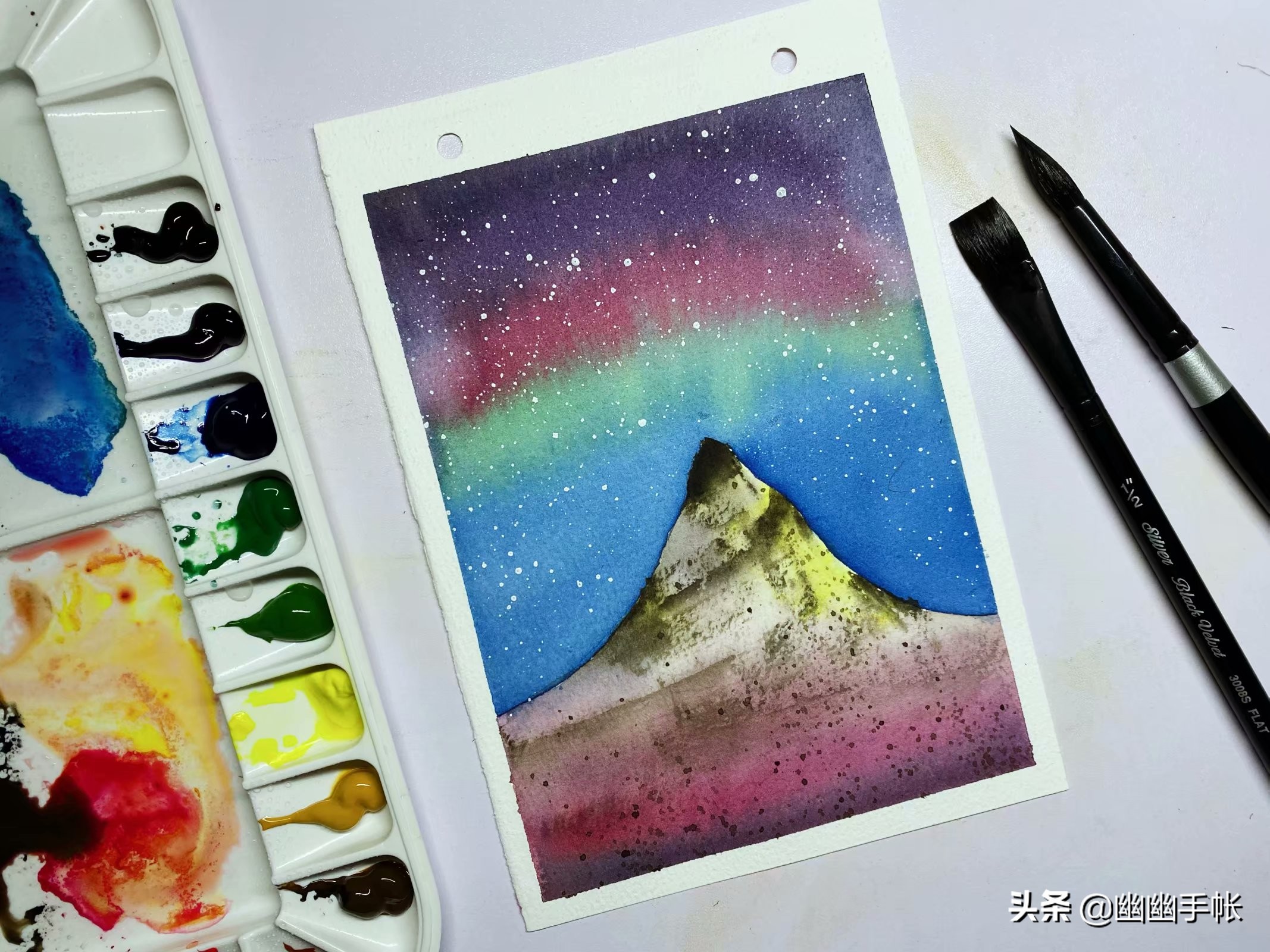 这些年买的水彩颜料(亲身试用,帮你们避开踩雷)