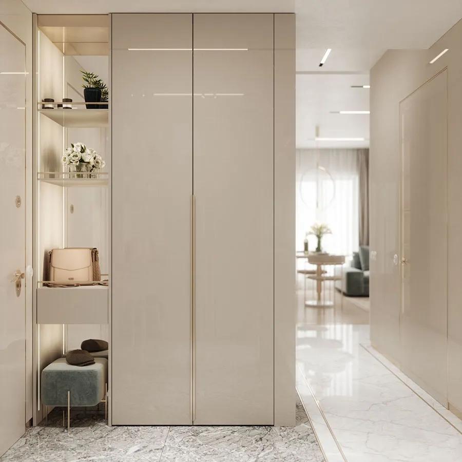 45平房间隔断最简单最实惠的方法,5年后最流行的厨房隔断客厅设计