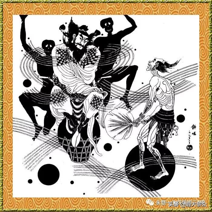 卢延光白描连环画全集,卢延光山水白描精品集