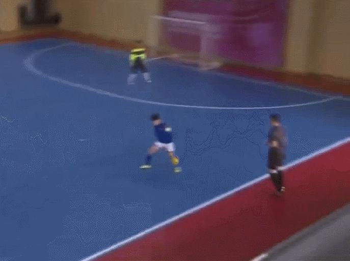 五人制足球裁判手势,五人制裁判手势图