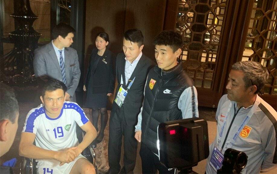 韦世豪道歉视频,韦世豪替补登场乌兹别克