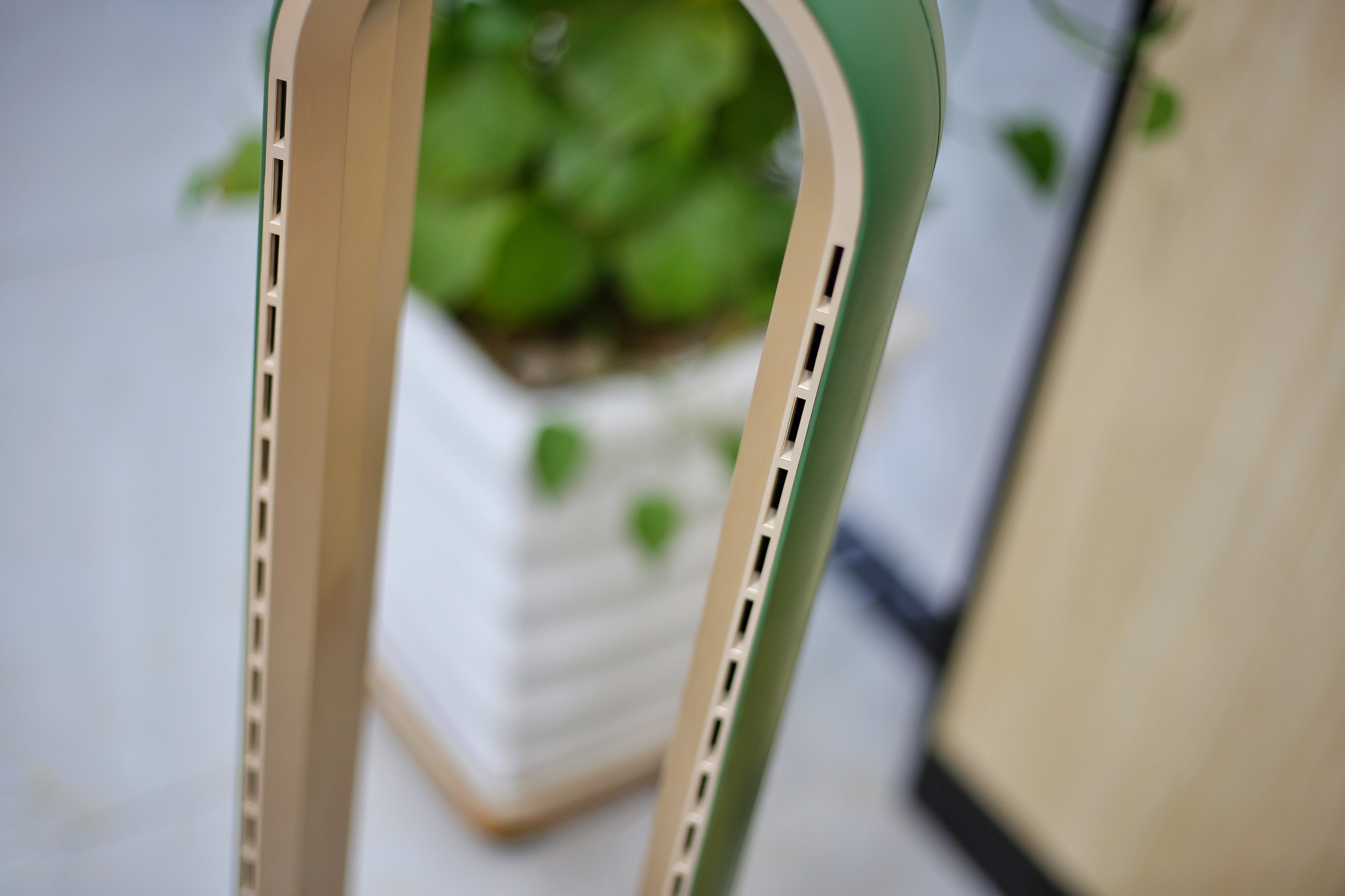 大宇无叶电风扇滤网正反面,大宇空气净化器无叶风扇