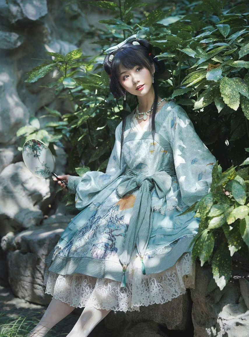 适合过年也适合日常穿的lo裙,优雅系lo裙复古小个子